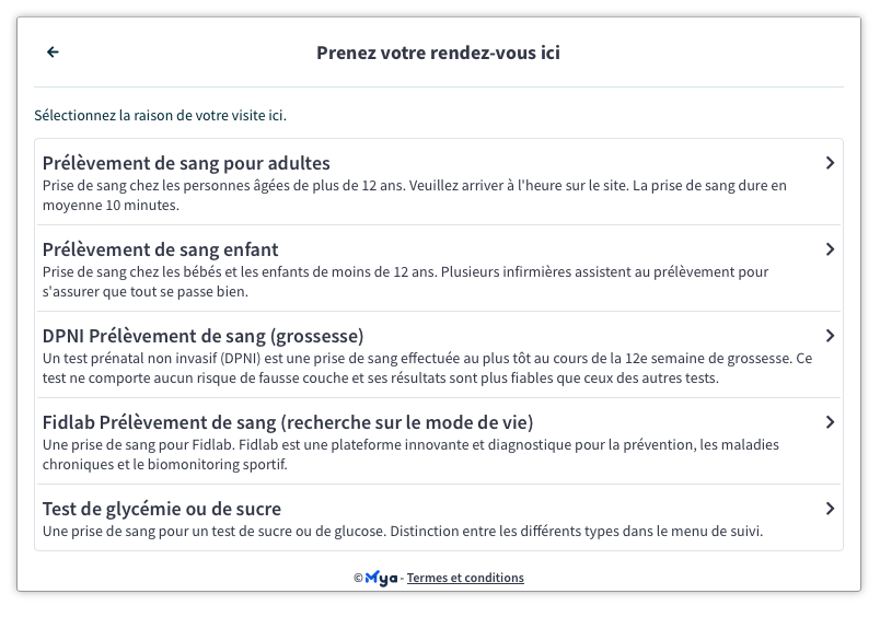 Flow Mybooking Patiënt Stap 1 2 Fr